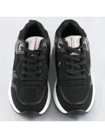 Čierne dámske športové topánky (6348) Čierne dámske športové topánky (6348)