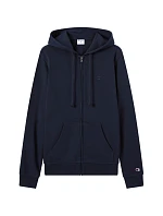 Champion pánska mikina s kapucňou na zips tmavomodrá 220786 BS501 pánska