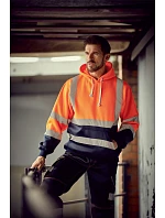 Mikina s kapucňou Yoko HVK 05 Hi-Vis 79.VK05 čierna Mikina s kapucňou Yoko HVK 05 Hi-Vis 79.VK05 čierna