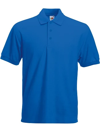 Fruit of the Loom Heavy 65/35 Pique Polo – Piqué polokošeľa z hrubej bavlny 16.3204, kráľovská modrá