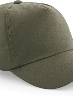 Beechfield B 10 5-panelová čiapka s kšiltom „Original“ 53.0010 olivovo zelená