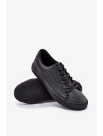 Pánske nízke tenisky Classic Eco Leather Big Star NN174252 Black Pánske nízke tenisky Classic Eco Leather Big Star NN174252 Black
