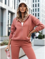 Dámsky teplákový komplet AMILIA PREMIUM peach FashionStreet AY0776