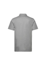 Pánska polokošeľa BOSS Palosh 30 silver slim fit sivá (50471335-041)