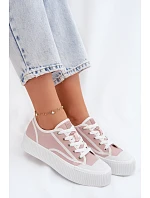 Dámske tenisky na platforme Big Star TT274270 Pink Dámske tenisky na platforme Big Star TT274270 Pink