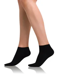 Krátke dámske bambusové ponožky BAMBUS AIR LADIES IN-SHOE SOCKS - Bellinda - čierna