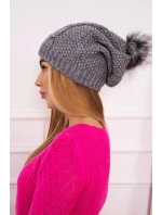 Sandra K210 tmavo šedá fleecová čiapka