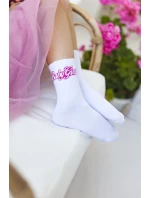 Skarpetki Dziecięce Młodzieżowe Baby Girl Białe