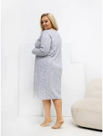 DU KN nočná košeľa FP 602.15 sivá DU KN nočná košeľa FP 602.15 sivá