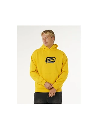Pánska mikina RIP CURL Medina Inner Visions Hood, žltá Pánska mikina RIP CURL Medina Inner Visions Hood, žltá