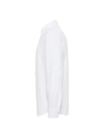 Košeľa Mustang Clemens ľan bavlna M 1014356-2045