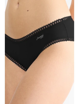 SLOGGI GO CRUSH HIPSTER NOHAVIČKY 3PACK BLACK