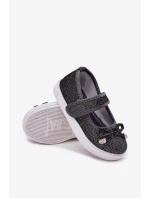 Dziecięce Balerinki Z Kokardką Czarne Amirinas