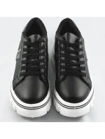 Čierne dámske tenisky sneakers "traktory" (88-25) Čierne dámske tenisky sneakers "traktory" (88-25)