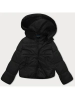 Dámska krátka zimná bunda s kapucňou J Style Black (16M9187-392) Dámska krátka zimná bunda s kapucňou J Style Black (16M9187-392)