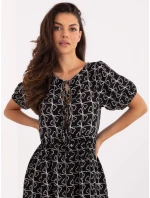 Šaty D73771M30466A čierne