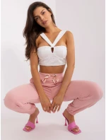 EM DR HS 21 tepláky 549.37 svetlo ružová