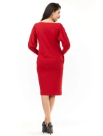 Dámske šaty A206 červené - Awama