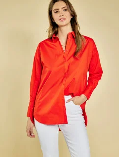 Dámska blúzka BLU1810-005 červená - Feme Stage