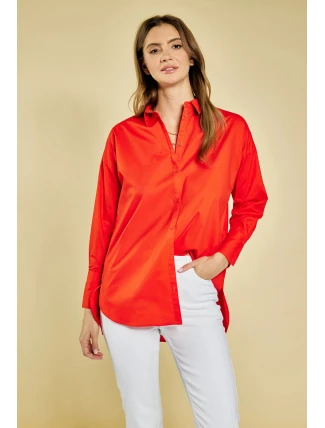 Dámska blúzka BLU1810-005 červená - Feme Stage Dámska blúzka BLU1810-005 červená - Feme Stage