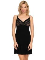 Nočná košeľa Casilda black - NIPPLEX