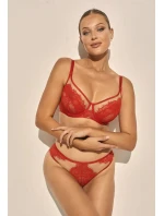 Dámske nohavičky Lou P-1145/3 Red - Kinga