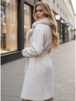 Dámsky kožuch béžový FashionStreet TY5278z