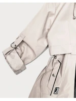 Dámska bunda s rovnou podšívkou Goodlookin light beige (KK60409-5#) Dámska bunda s rovnou podšívkou Goodlookin light beige (KK60409-5#)