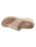 Sandále Skechers Go Walk Arch Fit 2.0 – Carrie 140861-TPE, béžové, veľkosť 36