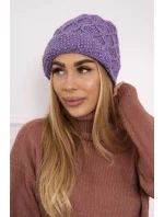 Roma Bis fleecová čiapka K235 fialová