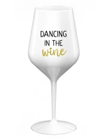 DANCING IN THE WINE - bílá nerozbitná sklenice na víno 470 ml DANCING IN THE WINE - bílá nerozbitná sklenice na víno 470 ml