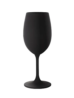 Čierny pohár na víno 350 ml - 6 balení