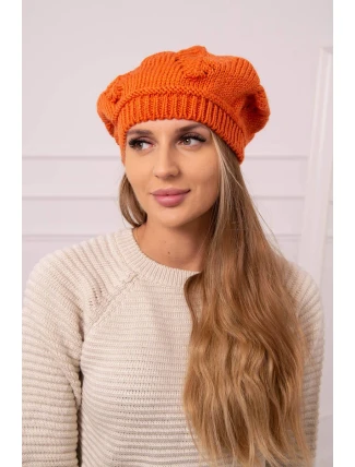 Dámska čiapka Sofia K369 oranžová