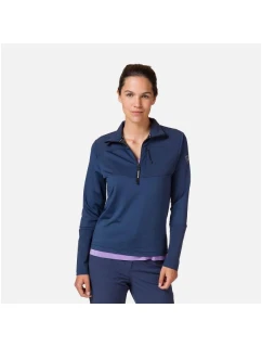 Rossignol W Skpr 1/2 Zip mikina námornícka modrá