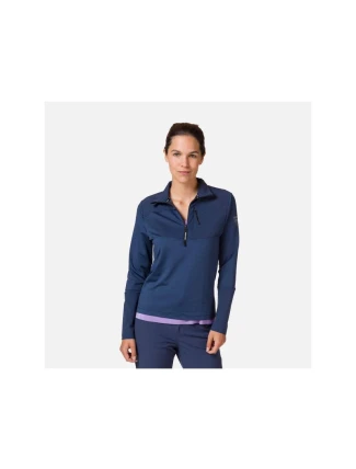 Rossignol W Skpr 1/2 Zip mikina námornícka modrá