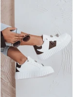 Dámske tenisky na platforme biele FashionStreet ZY1058 Dámske tenisky na platforme biele FashionStreet ZY1058