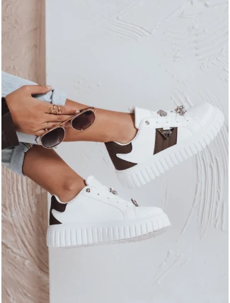 Dámske tenisky na platforme biele FashionStreet ZY1058 Dámske tenisky na platforme biele FashionStreet ZY1058