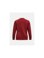 Mikina Peak Performance W Original Small Logo Crew burgundy