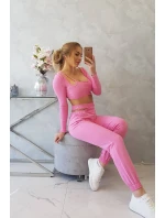Sada s blúzkou svetlo ružová