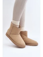 Śniegowce Damskie Cross Jeans MM2R4023C Beżowe