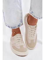 Dámske nízke tenisky Big Star TT274768 Beige