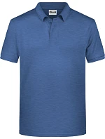 Daiber 8010 Pánske polo tričko z bio bavlny 02.8010 svetlo modrá džínsová melírovaná Daiber 8010 Pánske polo tričko z bio bavlny 02.8010 svetlo modrá džínsová melírovaná