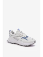 Buty Sportowe Damskie Big Star NN274A094 HI-POLY SYSTEM Biało-Niebieskie