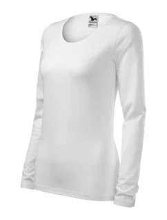 Štíhla košeľa pre ženy biela