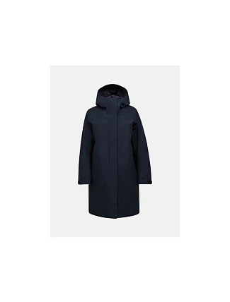 Bunda PEAK PERFORMANCE W Treeline Insulated Parka, čierna Bunda PEAK PERFORMANCE W Treeline Insulated Parka, čierna