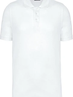 WK WK 274 Pánske pracovné polo tričko z hrubej bavlny 20.W274 biele