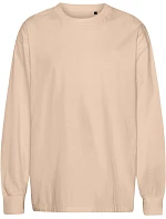 Neutral T 60050 Oversize bio IC tričko s dlhým rukávom „Tiger“ 77.T050 piesková farba