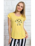 Dámske pyžamo kapri Hello world