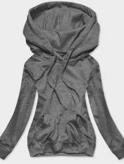 Tmavo šedá dámska mikina (20002)