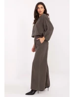 Šnúrové nohavice model 220286 Taliansko Moda